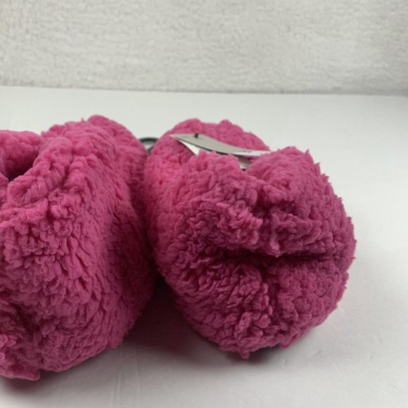 Nordstrom BP456355MI Pull-on Boot Women S/M(5-7) Pink Berry Faux Shearling 8005 - Picture 4 of 8